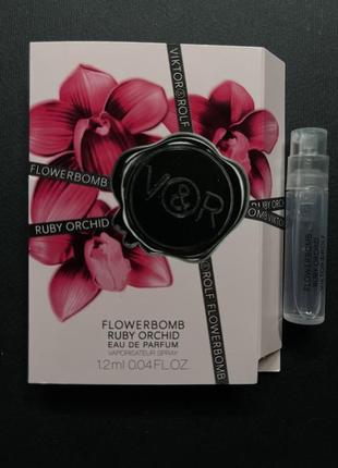 Пробник парфюма viktor & rolf аромат flowerbomb духи ruby orchid цветочные фруктовые сладкие edp2 фото