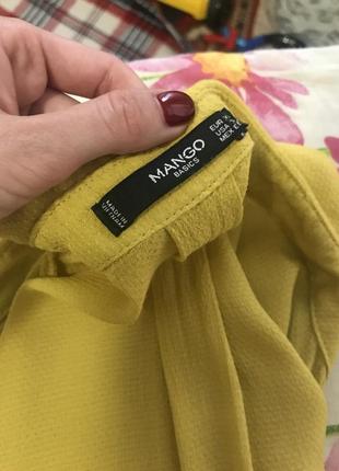 Рубашка блуза mango2 фото