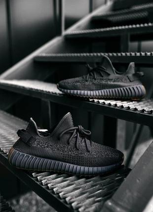 Кросівки жіночі adidas yeezy boost 350 black cinder (рефлективна смужка) / жіночі кросівки адідас ези буст 3502 фото