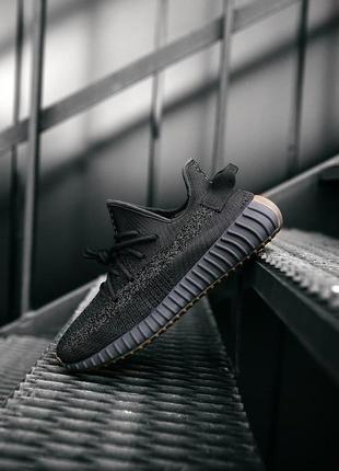 Кросівки жіночі adidas yeezy boost 350 black cinder (рефлективна смужка) / жіночі кросівки адідас ези буст 350