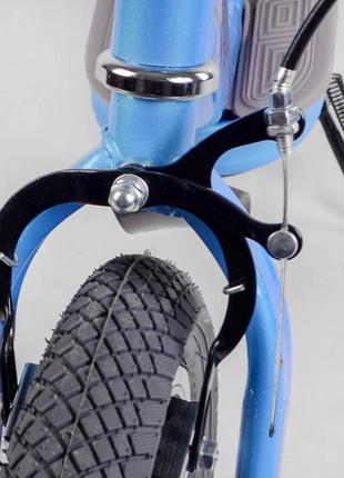 20017 велобіг corso сталева рама, надувні колеса 12, ручний гальм, підніжок5 фото