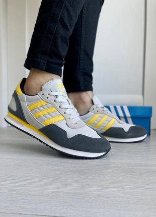 Кросівки чоловічі australia adidas marathon chalk white grey color code адідас