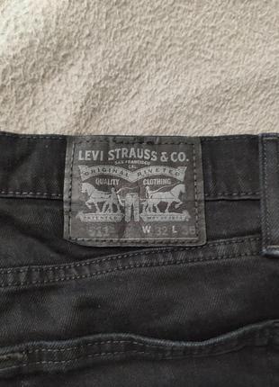 Джинси levis чоловічі чорні3 фото