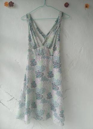 Женский сарафан в цветочек