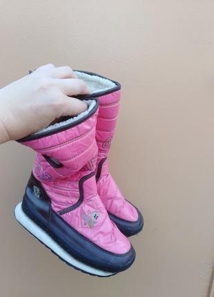 Зимові чоботи для дівчинки5 фото
