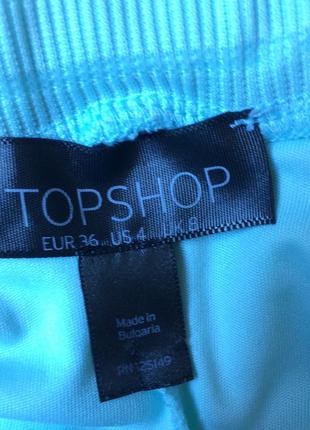 Летняя юбка topshop мятная2 фото