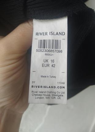 Новая кофточка футболка черного цвета с кружевом от river island  16 42 размера10 фото