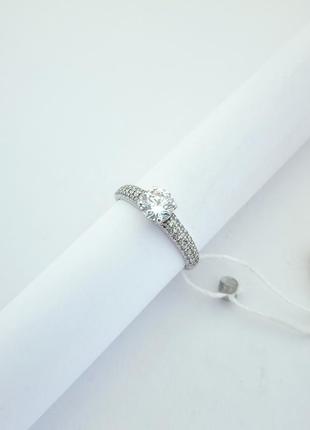 Срібна каблучка родована 16,18 розмір