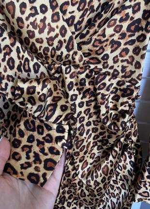 Плаття zara сукня леопардове леопардова4 фото