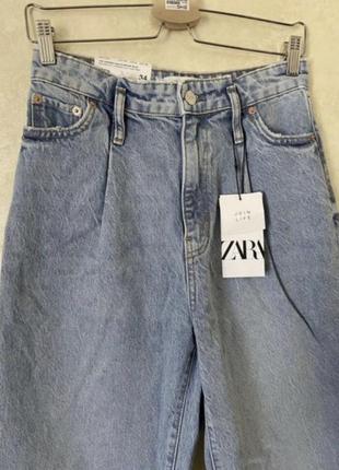 Розпродаж. джинси zara the tapered caia 34,36 в наявності плотний джинс4 фото