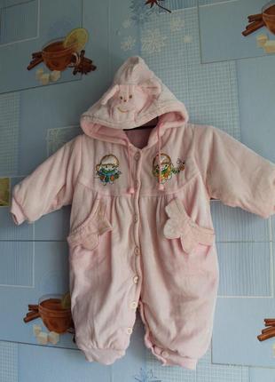 Комбінезон оксамит теплий на синтепоні