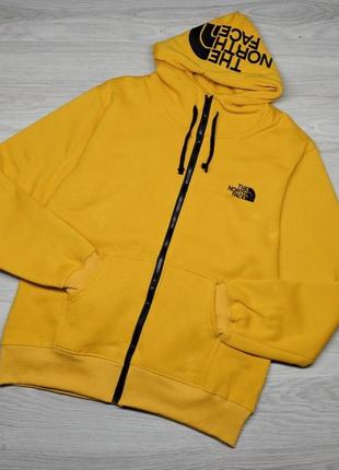 Толстовка the north face yellow1 фото