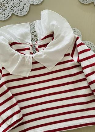 Блуза блузка кофта сорочка наряднаяя з баскою з коміром2 фото