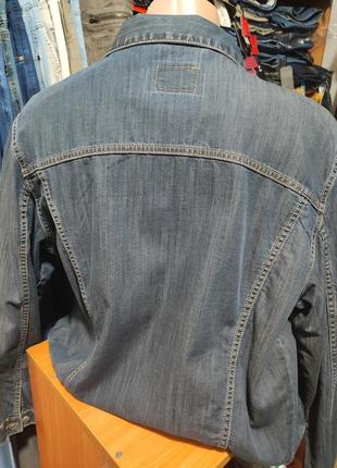 Летняя рубашка куртка коттоновая джинсовая levi's3 фото