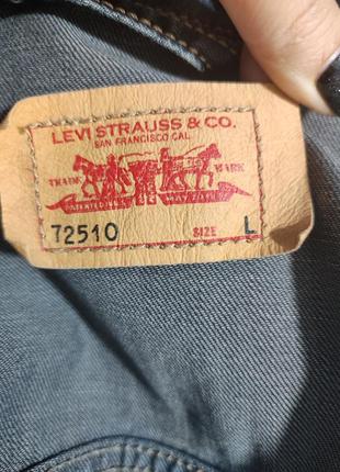 Летняя рубашка куртка коттоновая джинсовая levi's4 фото