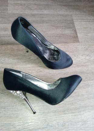 Эксклюзивные туфли / женские туфли / базовые черные туфли / женская обувь