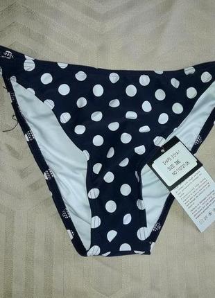 Плавки сині в білий горох