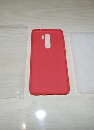 Чехол для xiaomi redmi note 8 pro красный 5