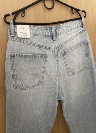 Джинси жіночі zara, колір блакитний😍 джинсы10 фото