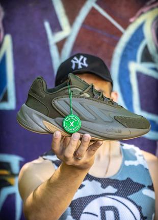 Чоловічі кросівки adidas ozelia khaki 40-41-42-43-44-45