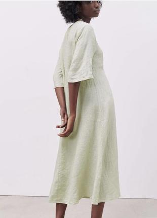 Сукня з льону сукня лляне плаття сарафан