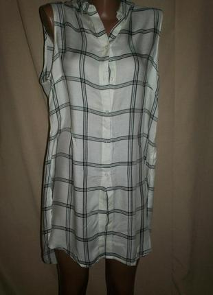 Длинная летняя блуза limited р-р16