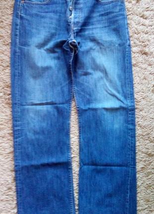 Джинсы синие levis 501 0101 w32 l32