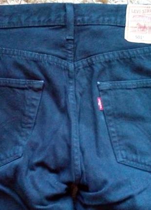 Джинсы черные levis 501 0165 w32 l325 фото