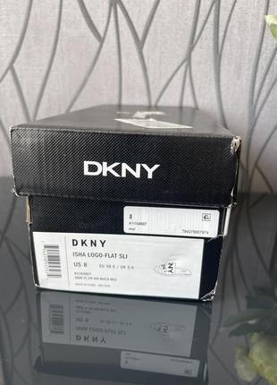 Шлёпанцы dkny, женские шлепанцы dkny isha logo4 фото