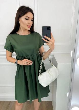 Плаття 👗 розмір м ;л колір хакі зелений 💚