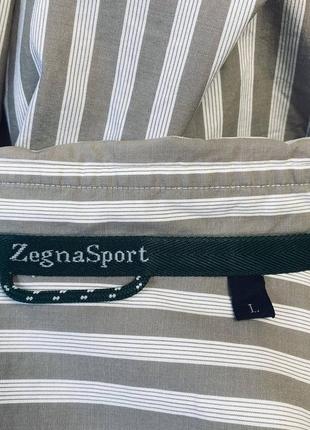 Смугаста сорочка ermenegildo zegna sport в смужку relaxed fit розслаблений крій acne studios our legacy l7 фото