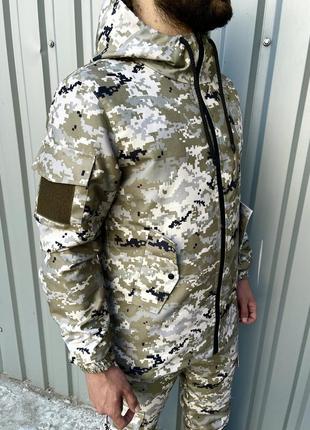 Комплект / костюм підходить військовим / піксель , камуфляж / куртка + штани5 фото