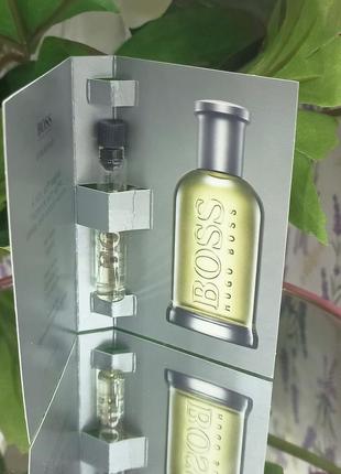 Туалетна вода для чоловіків hugo boss boss bottled 1.5 мл, пробник