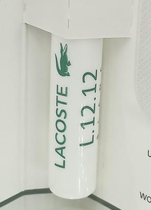 Туалетная вода lacoste eau de lacoste l.12.12 blanc пробник 1.2 мл/? чол.3 фото