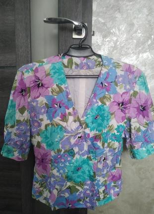 Летний жакет, блуза франция1 фото