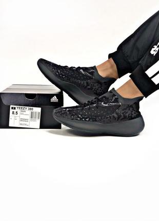 Кросівки чоловічі adidas yeezy boost 380 v3 black / чоловічі кросівки адідас ези буст 3804 фото