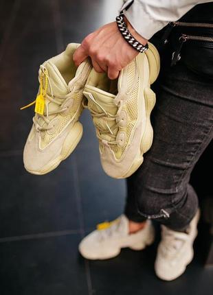 Кросівки жіночі adidas yeezy boost 500 lemon жіночі кросівки адідас ези буст 500