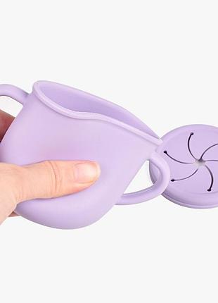 Снічниця силіконова склянка для снеків темно-жовтий ch-y28