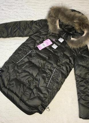Зимовий зимове пальто на дівчинку дівчинку 140-146 холофайбер