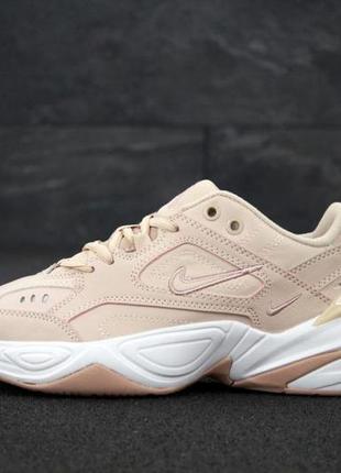 Nike m2k tekno light brown женские кроссовки найк м2к текно8 фото