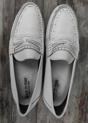 Комфортные кожаные туфли, мокасины италия5 фото