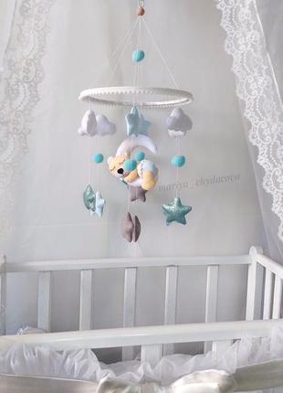 Мобіль з фетру. мобіль під замовлення