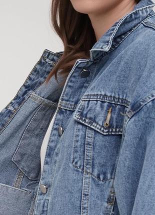 Крутезна стильна джинсова куртка від missguided2 фото