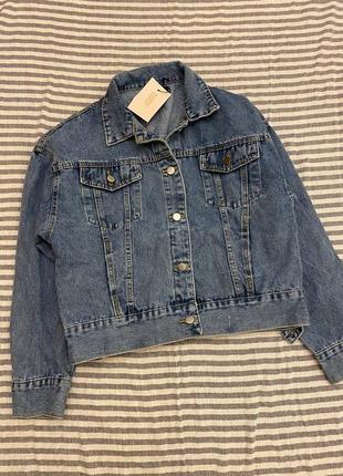 Крутезна стильна джинсова куртка від missguided6 фото