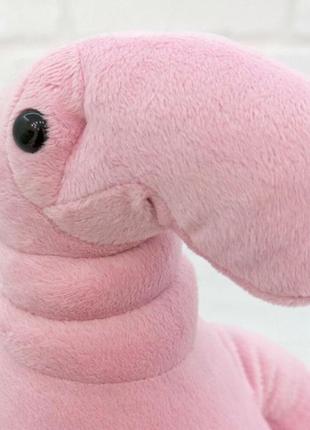 М'яка іграшка  ждун 38 см рожевий2 фото
