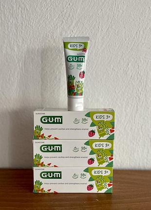 Дитячий зубний гель gum kids 3+