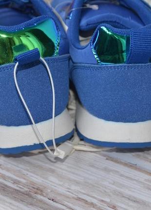 28/36 нові фірмові сині легкі кросівки кеди із застібкою на липучці reserved8 фото