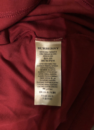 Нова, 100% оригінал, класична футболка Wool burberry, р. м6 фото