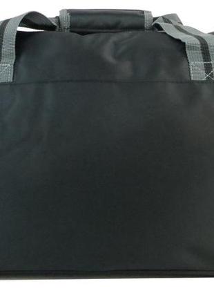 Дорожная сумка на колесиках 42l tb275-22 черная с серым7 фото