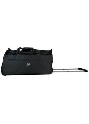 Дорожная сумка на колесиках 42l tb275-22 черная с серым2 фото